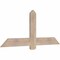 Ekena Millwork Eugene Smooth Timber Gable Bracket, Douglas Fir, 60"W x 25"H x 1 1/2"D x 5 1/2"F, 10/12 Pitch GBW060X25X0206EUG00SDF - alternate 4